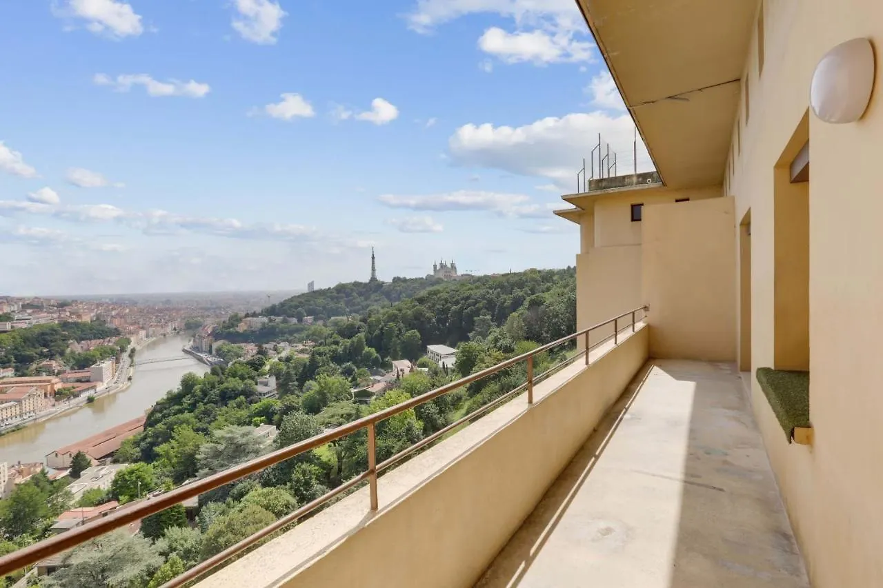 Vue Exeptionnelle 15 A Min Pied De Fourviere & Vieux Lyon Avec Parking Prive Apartment