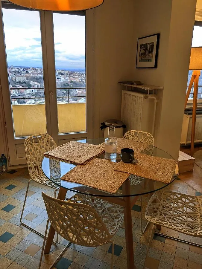 Vue Exeptionnelle 15 A Min Pied De Fourviere & Vieux Lyon Avec Parking Prive Apartment