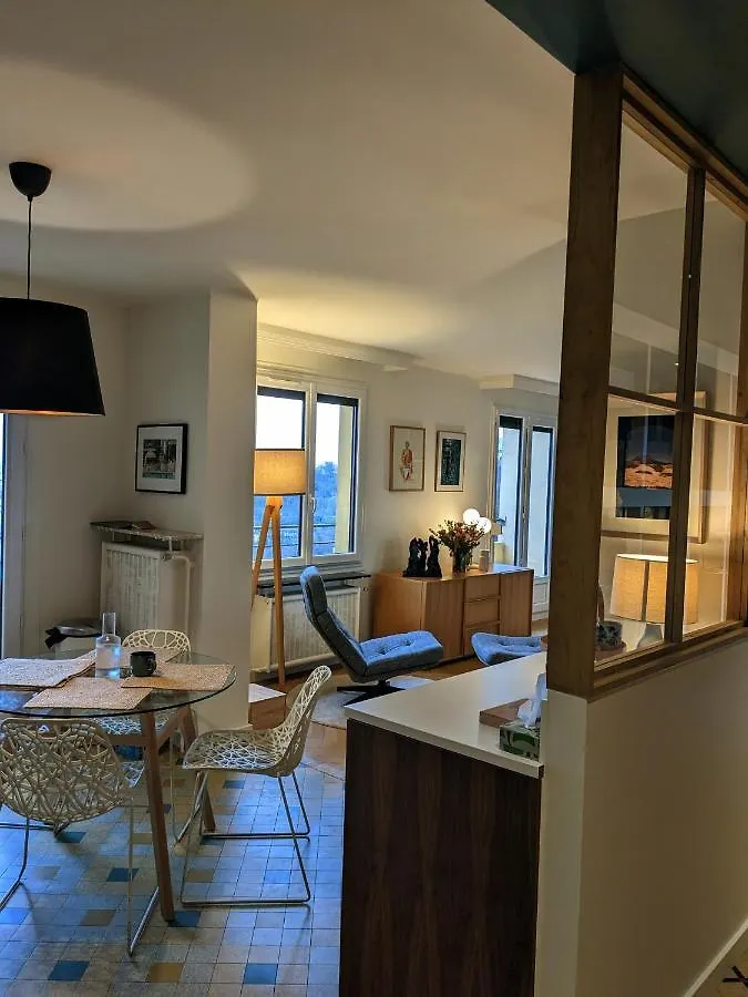 Vue Exeptionnelle 15 A Min Pied De Fourviere & Vieux Lyon Avec Parking Prive Apartment