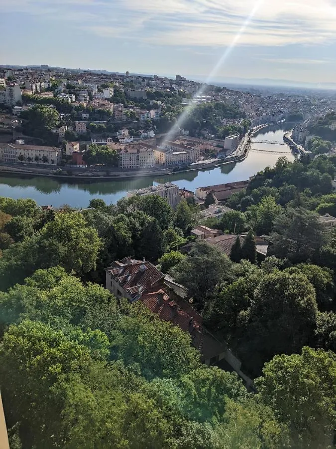 Vue Exeptionnelle 15 A Min Pied De Fourviere & Vieux Lyon Avec Parking Prive Apartment