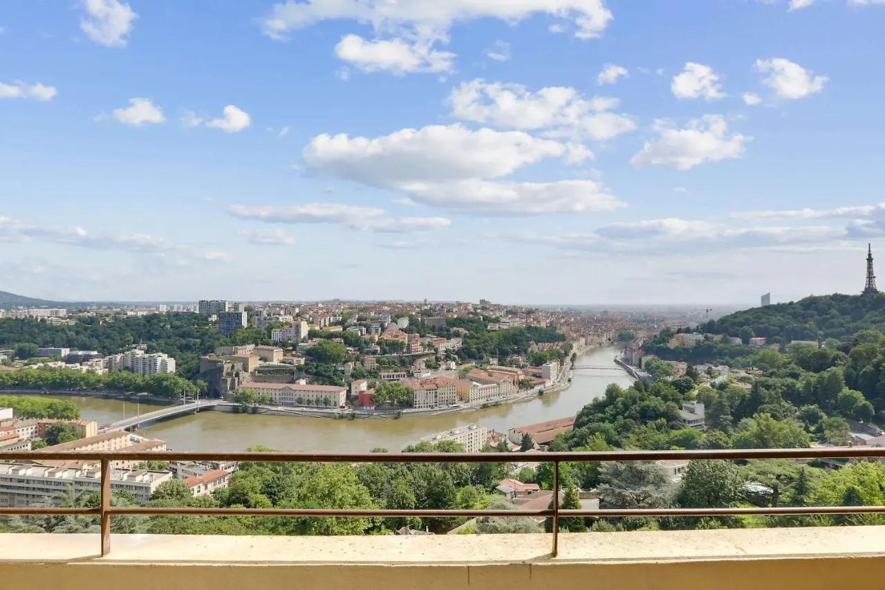 Vue Exeptionnelle 15 A Min Pied De Fourviere & Vieux Lyon Avec Parking Prive Lejlighed 0*,  Frankrig