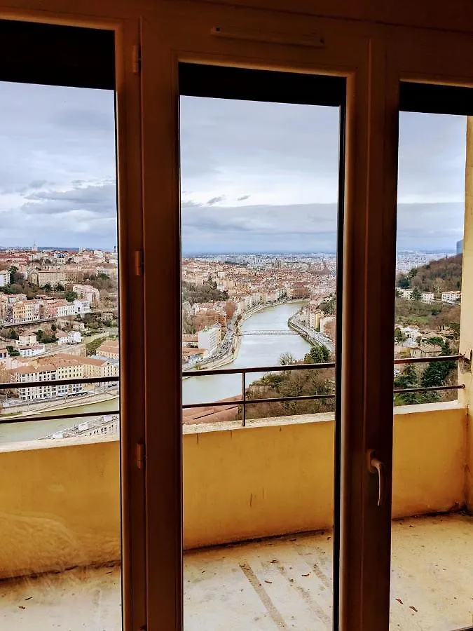 Vue Exeptionnelle 15 A Min Pied De Fourviere & Vieux Lyon Avec Parking Prive Lejlighed 0*,